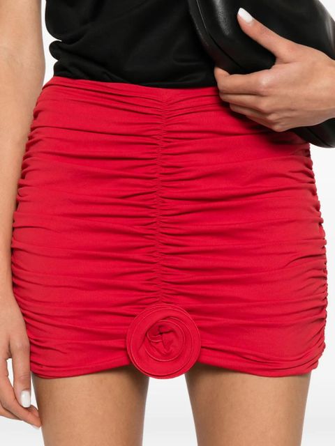 La Reveche ruched skirt - Red