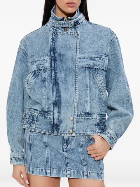 MARANT ÉTOILE buckled zip-up jacket - Blue