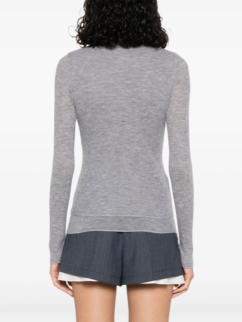 SANDRO wool sweater - Grey - zdjęcie produktu nr 2