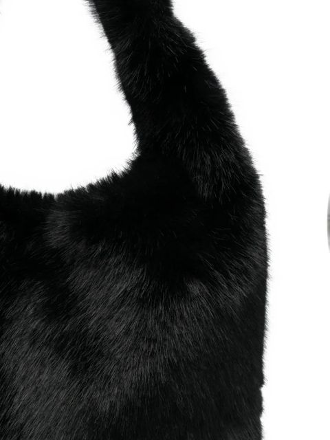 Essentiel Antwerp Ibag faux-fur tote bag - Black