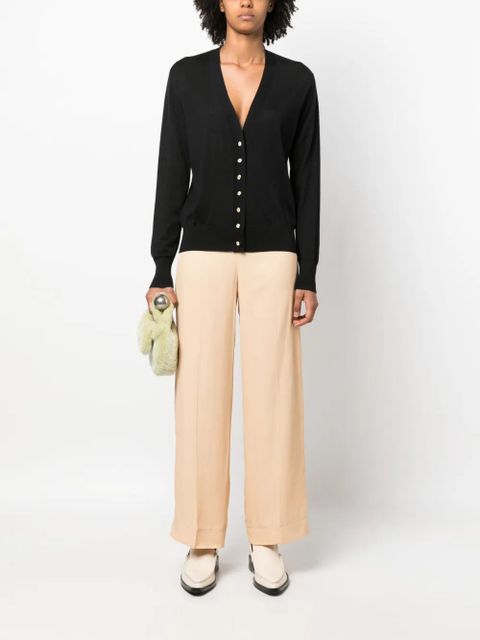 Jil Sander high-waist wide-leg trousers - Neutrals - zdjęcie produktu nr 2