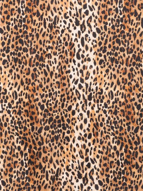 Maje leopard-print silk scarf - Brown - zdjęcie produktu nr 2
