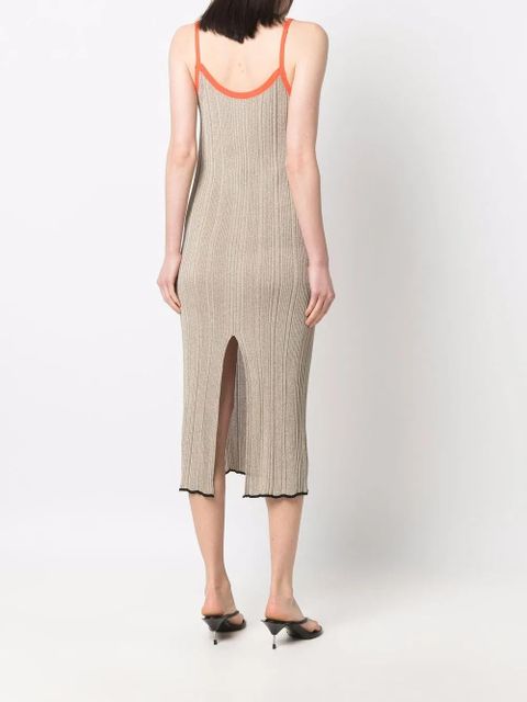 Diesel ribbed-knit midi dress - Neutrals
