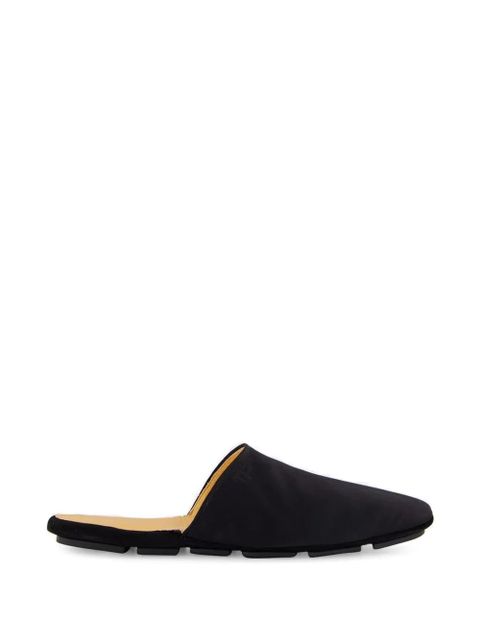 TOM FORD flat leather slippers - Black - zdjęcie produktu nr 1