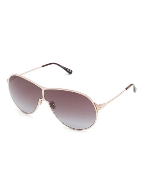 TOM FORD Eyewear Gaia sunglasses - Gold - zdjęcie produktu nr 2