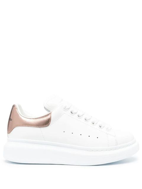 Alexander McQueen Oversized leather sneakers - White