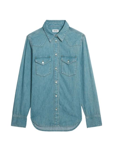 Zadig&Voltaire Thelma denim shirt - Blue - zdjęcie produktu nr 1