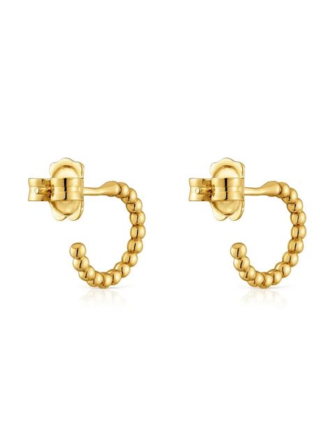 Tous kolczyki ze srebra pokrytego złotem 1004151400