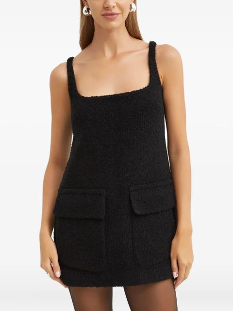 16Arlington Ambra square-neck mini dress - Black - zdjęcie produktu nr 2