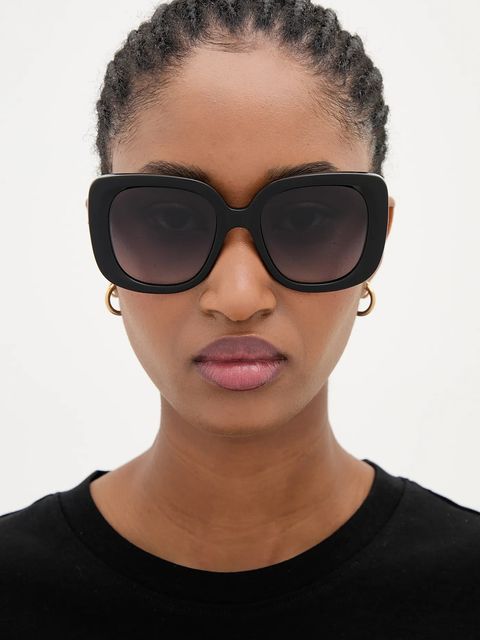 Kurt Geiger London okulary przeciwsłoneczne Evil Eye damskie kolor czarny 4738900679