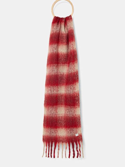 Pepe Jeans szalik damski kolor bordowy wzorzysty PL1100002 - zdjęcie produktu nr 1