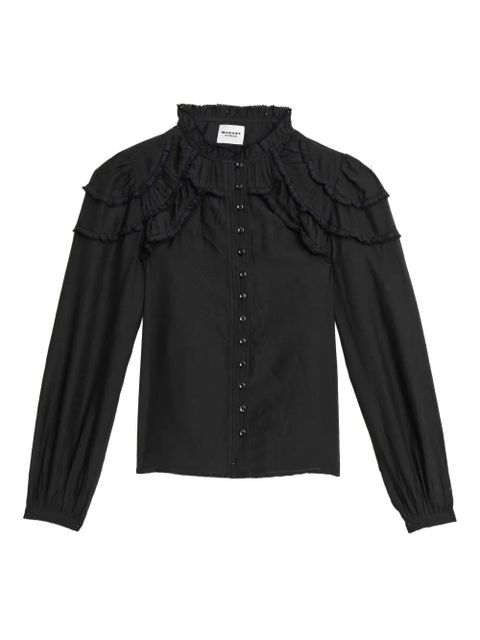 MARANT ÉTOILE Christa blouse - Black - zdjęcie produktu nr 1
