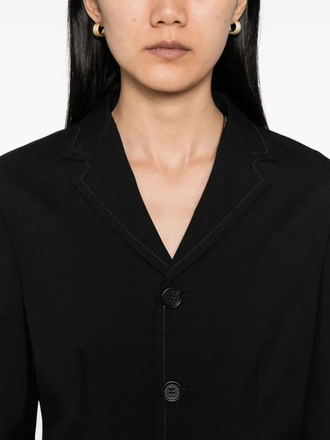 Marni single breasted tailored blazer - Black
