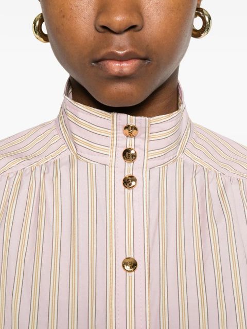 ZIMMERMANN striped buttoned blouse - Pink