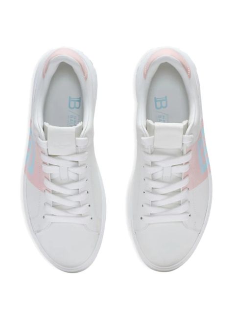 Balmain B-Court panelled sneakers - White
