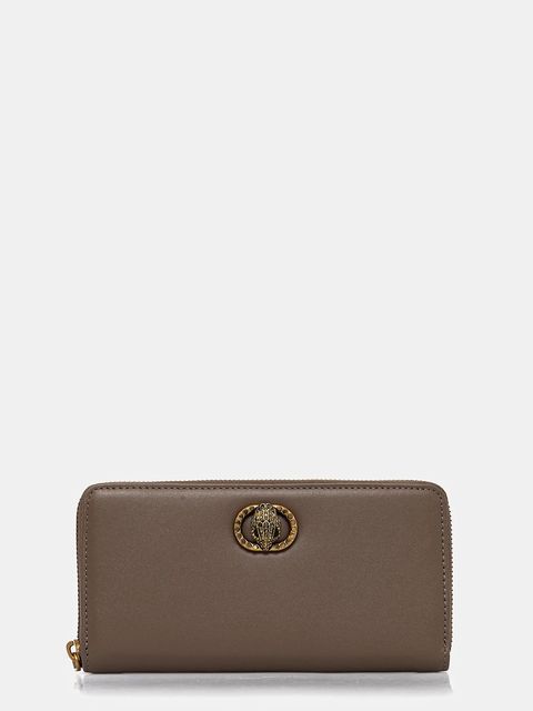 Kurt Geiger London portfel skórzany damski kolor brązowy 3599037109 - zdjęcie produktu nr 1