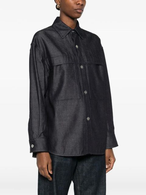 Jil Sander button flap-pocket shirt - Blue