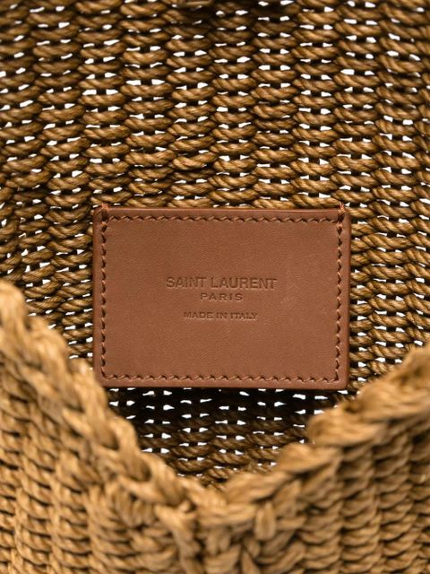 Saint Laurent Cassandre clutch bag - Brown