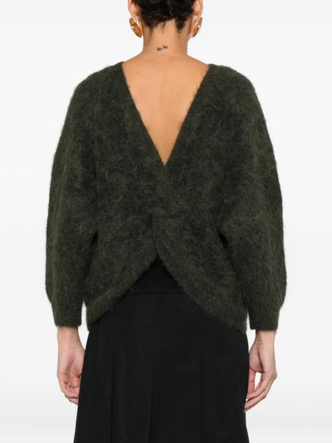 Ba&Sh Fill brushed-effect jumper - Green