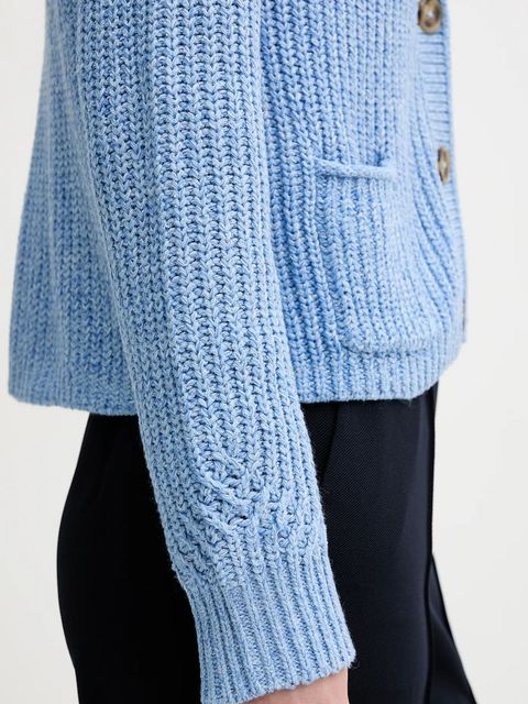 OUI kardigan damski kolor niebieski 88120