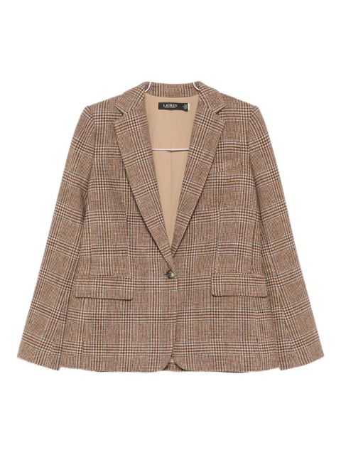 Lauren Ralph Lauren Bonaro check blazer - Brown