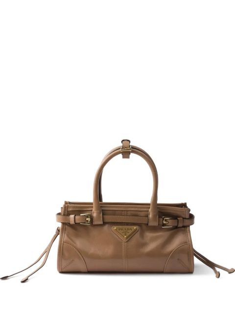 Prada Bonnie leather shoulder bag - Brown