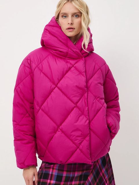 Medicine kurtka damska kolor fioletowy przejściowa - zdjęcie produktu nr 1