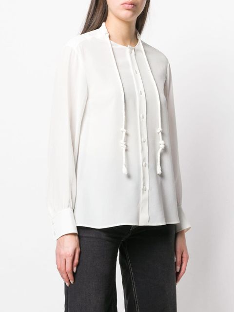 Chloé drawstring detail blouse - White