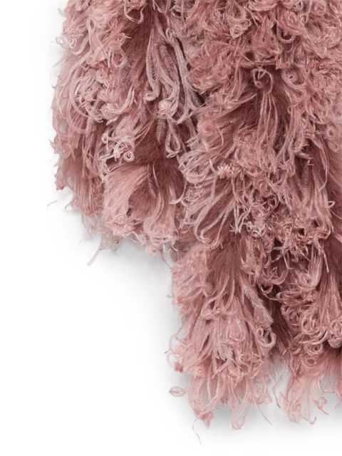 Valentino Garavani feather scarf - Pink