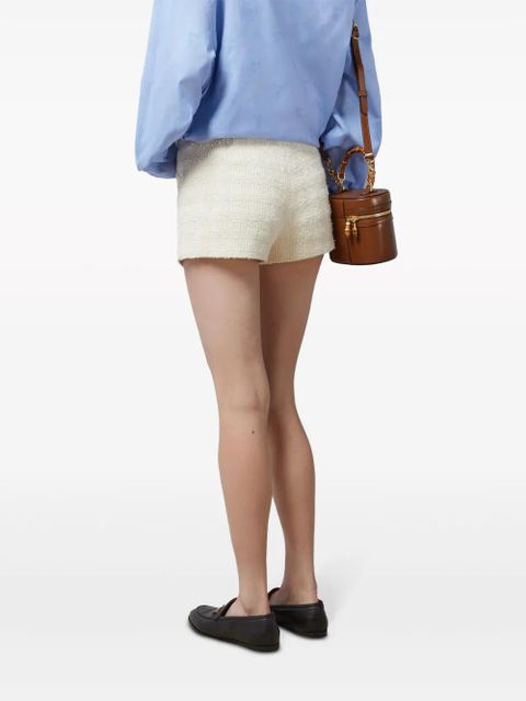 Gucci tailored wool-blend tweed shorts - Neutrals