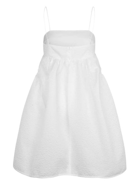 Cecilie Bahnsen Lisbeth matelassé minidress - White