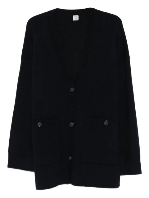 TOTEME V-neck cardigan - Black - zdjęcie produktu nr 1
