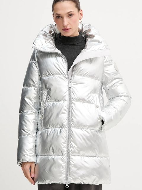 Save The Duck kurtka GERDA kolor srebrny zimowa D42381W.ICED21