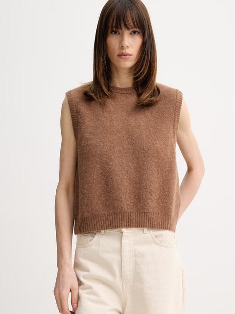 American Vintage kamizelka z dodatkiem wełny - zdjęcie produktu nr 2