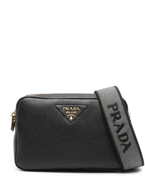 Prada leather cross body bag - Black