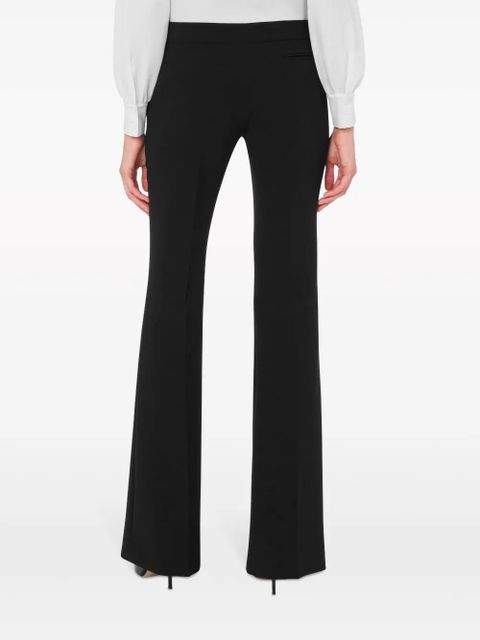 Moschino low-rise flared trousers - Black