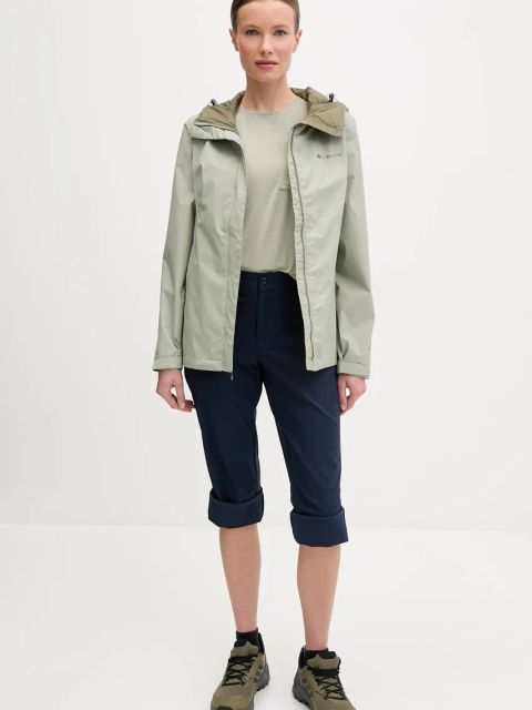 Columbia kurtka Arcadia II damska kolor zielony przejściowa 1534115