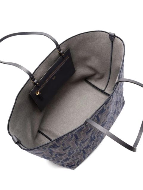 FENDI large Roll FF-pattern tote bag - Grey