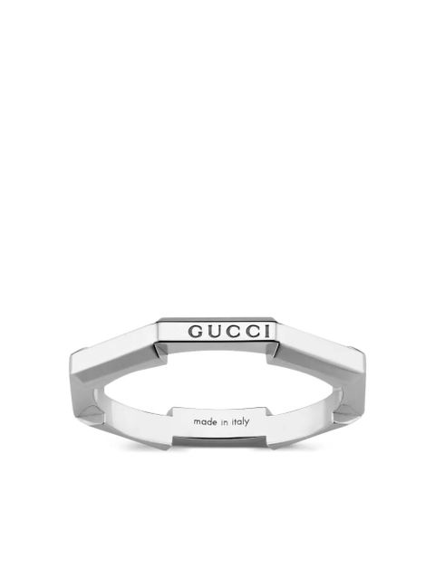 Gucci 18K white gold Link To Love ring - Silver - zdjęcie produktu nr 1