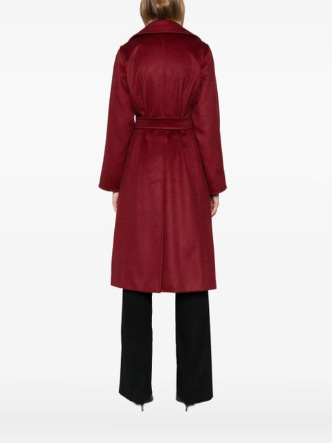 Max Mara Manuela notched-lapel coat - Red