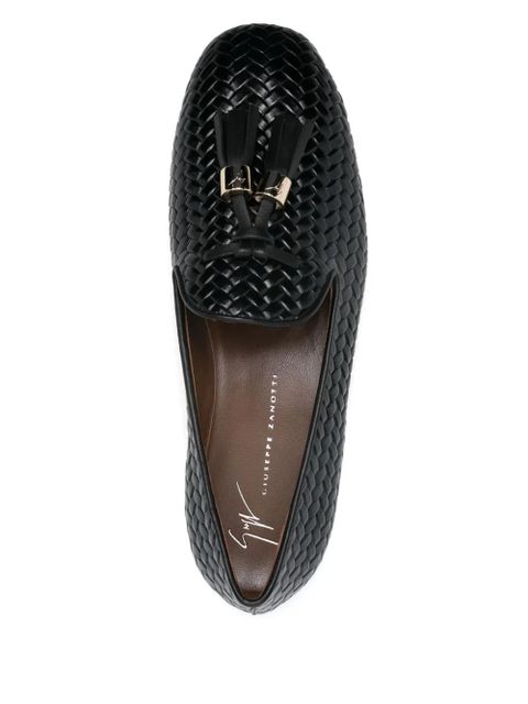 Giuseppe Zanotti Gz-weave loafers - Black