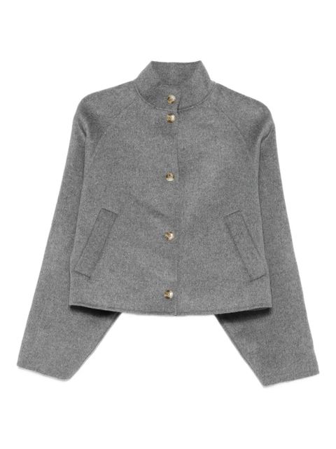 LouLou de Saison high-neck button-fastening jacket - Grey - zdjęcie produktu nr 1