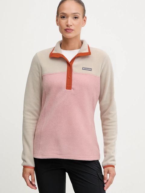 Columbia bluza sportowa Benton Springs kolor beżowy wzorzysta 2085651 - zdjęcie produktu nr 1