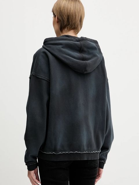 Guess Originals bluza kolor szary z kapturem gładka M5BQ41 K4110