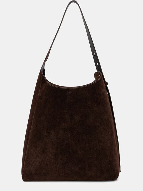 Tory Burch torebka zamszowa Romy - zdjęcie produktu nr 1