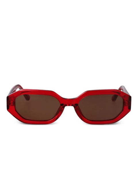 The Attico x Linda Farrow Irene sunglasses - Red - zdjęcie produktu nr 1