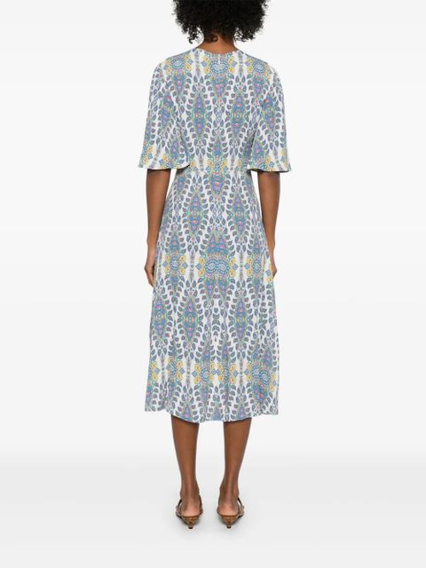 ETRO printed midi dress - Neutrals