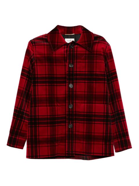 Saint Laurent checked jacket - Red - zdjęcie produktu nr 1