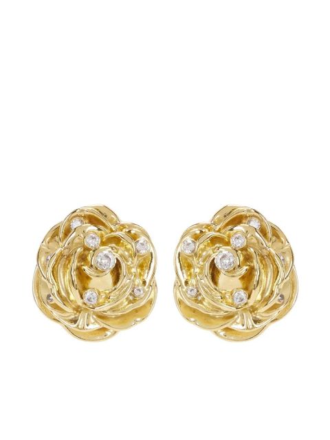 Magda Butrym rose diamond earrings - Gold - zdjęcie produktu nr 1