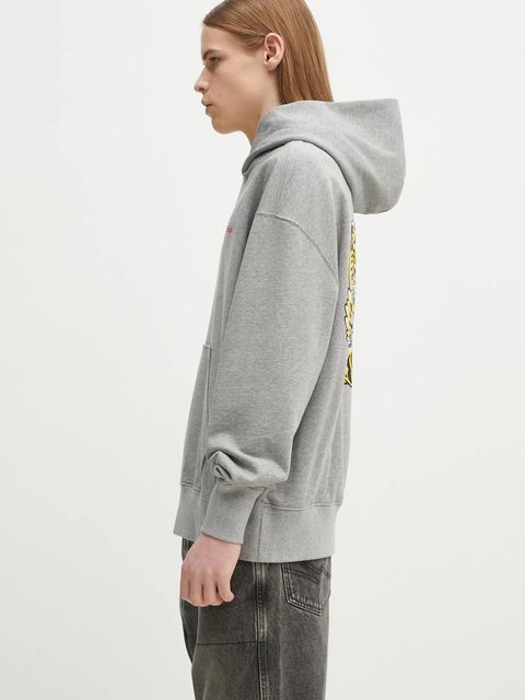 Kenzo bluza bawełniana x Verdy kolor szary z aplikacją FF58SW2404MF.94